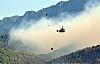 Selendi'deki yangına yangın helikopteri müdahale etmese sönmeyecekti