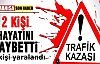 Takla atan araçtan 2 ölü 4 yaralı çıktı