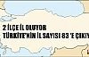 Türkiye'nin il sayısı 83 oluyor