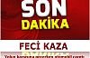 Yolun karşısına geçen yaya otomobil çarptı can verdi