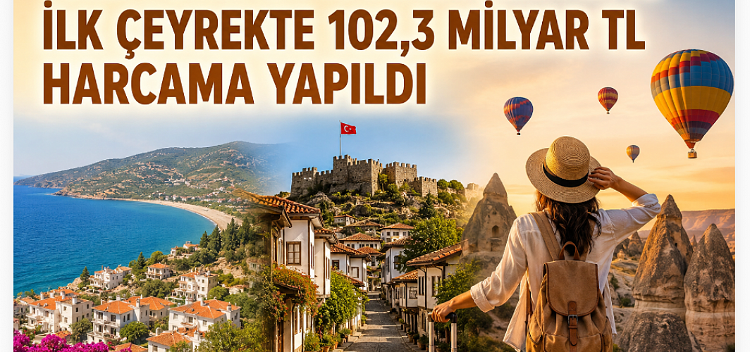 Yerli Turizmde Hareketlilik Arttı: İlk Çeyrekte 102,3 Milyar TL Harcama Yapıldı