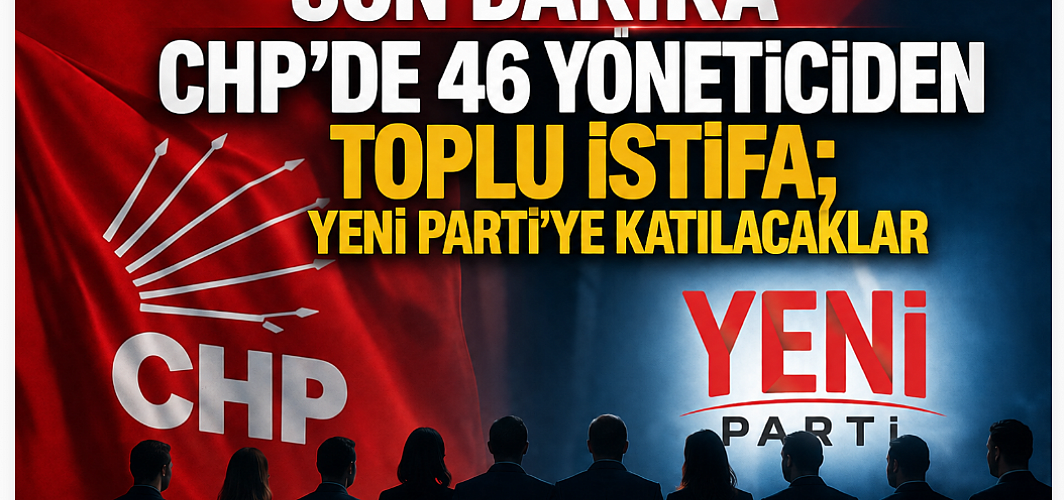 Toplu İstifa! 46 Yönetici Yeni Parti'ye Katılıyor