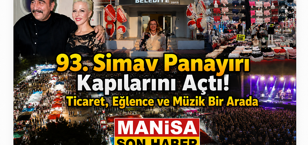93. Simav Panayırı Kapılarını Açtı! Ticaret, Eğlence ve Müzik Bir Arada