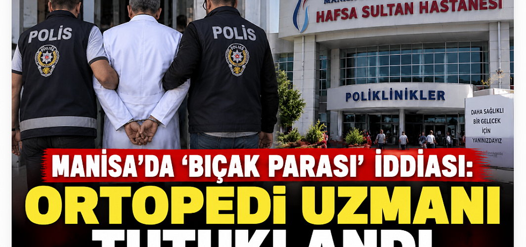 Manisa’da ‘Bıçak Parası’ İddiası: Ortopedi Uzmanı Tutuklandı