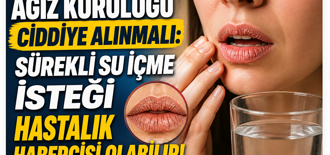 Ağız Kuruluğu Ciddiye Alınmalı: Sürekli Su İçme İsteği Hastalık Habercisi Olabilir
