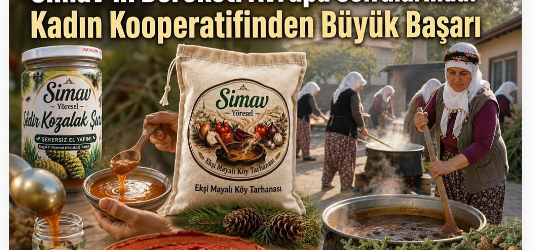 Simav’ın Bereketi Avrupa Sofralarında! Kadın Kooperatifinden Büyük Başarı