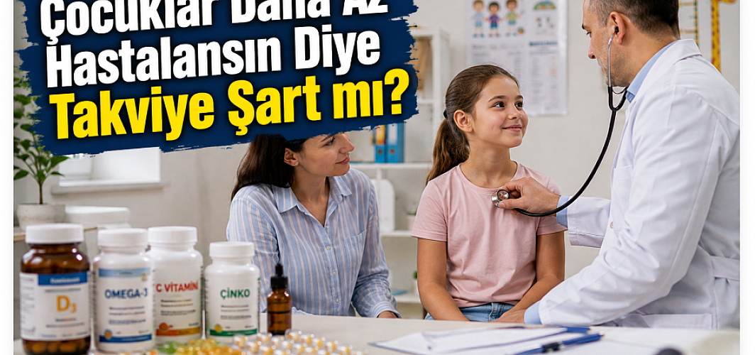 Çocuklar Daha Az Hastalansın Diye Takviye Şart mı?