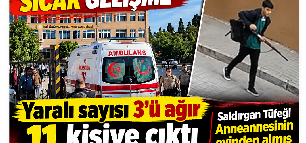"SICAK GELİŞME" " Yaralı sayısı 3'ü ağır 11 kişiye çıktı"