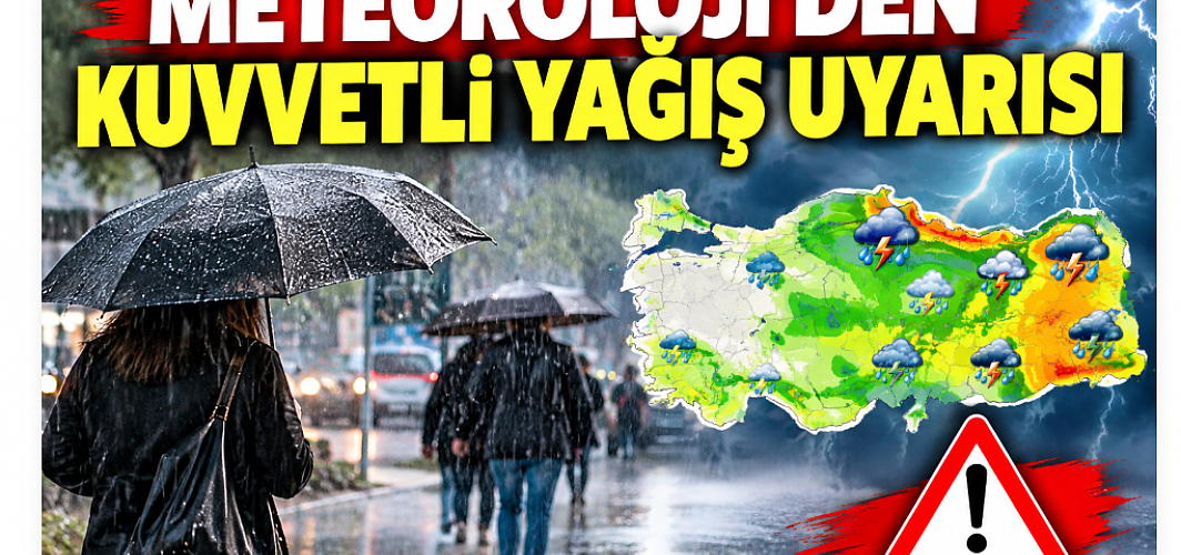 Meteoroloji’den Kuvvetli Yağış Uyarısı: Sıcaklıklar Düşüyor