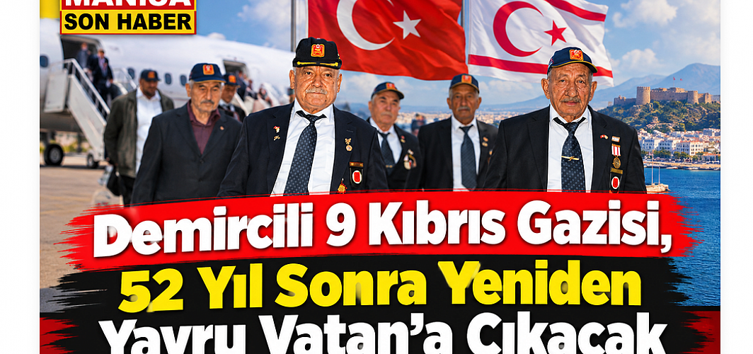 Demircili 9 Kıbrıs Gazisi, 52 Yıl Sonra Yeniden Yavru Vatan’a Çıkacak