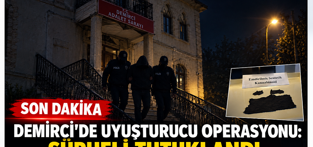 SON DAKİKA! Demirci-Salihli Yolunda Uyuşturucu Operasyonu! 37 Yaşındaki Şüpheli Tutuklandı