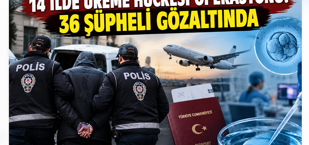 14 İlde Üreme Hücresi Operasyonu! 36 Şüpheli Gözaltında