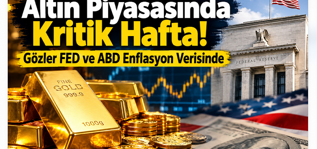 Altın Piyasasında Kritik Hafta! Gözler FED ve ABD Enflasyon Verisinde