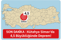 SON DAKİKA | Kütahya Simav’da 4,5 Büyüklüğünde...
