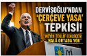 Dervişoğlu'ndan 'Çerçeve Yasa'...
