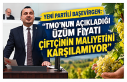 TMO’nun Üzüm Fiyatına Başevirgen’den Sert...