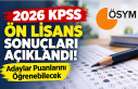 2026 KPSS Ön Lisans Sonuçları Açıklandı! Adaylar...
