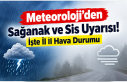 Meteoroloji’den Sağanak ve Sis Uyarısı! İşte...