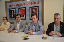 CHP Manisa'da  su zammına tepki gösterdi