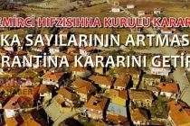 Demirci 'de karantina kararı