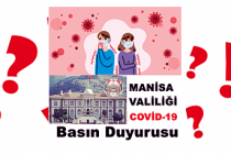 Vatandaşların Dikkatine! Manisa Valiliği Basın Duyurusu