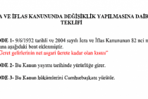 Teklif yasalaşırsa asgari ücretlinin maaşına haciz konulamayacak