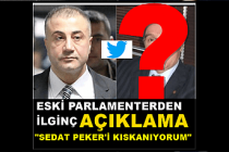 Eski parlamenterden ilginç çıkış! "Sedat Peker'i Kıskanıyorum"
