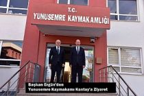 Başkan Ergün'den Yunusemre Kaymakamı Kantay'a Ziyaret