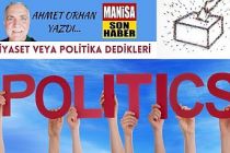 Siyaset Veya Politika Dedikleri / Ahmet Orhan Yazdı...