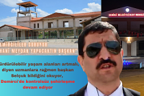Sürdürülebilir yaşam alanları artmalı, diyen uzmanlara rağmen başkan Selçuk bildiğini okuyor, Demirci'de kontrolsüz şehirleşme devam ediyor