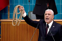 Bahçeli'yi eleştiren Dervişoğlu TBMM'de idam ipi attı