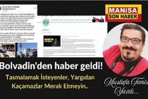 Bolvadin'den haber geldi! Tasmalamak İsteyenler, Yargıdan Kaçamazlar Merak Etmeyin.. / Mustafa Temiz Yazdı...