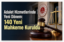 Adalet Hizmetlerinde Yeni Dönem: 140 Yeni Mahkeme Kuruldu