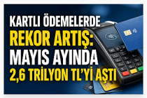 Kartlı Ödemelerde Rekor Artış: Mayıs Ayında 2,6 Trilyon TL’yi Aştı