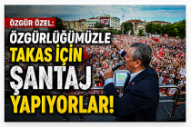 Özgür Özel: “Özgürlüğümüzle Türkiye’nin Geleceğini Takas Etmemizi İstiyorlar”