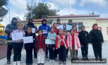 Manisa Soma'da öğrencilerden belediyeye resimli teşekkür
