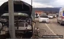 Simav Bursa Yolu Eynal Kavşağı’nda Trafik Kazası: 1’i Çocuk 4 Yaralı