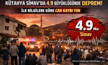 Kütahya Simav’da 4.9 Büyüklüğünde Deprem: İlk Bilgilere Göre Can Kaybı Yok
