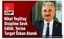 Nihat Yeşiltaş Disipline Sevk Edildi, Yerine Turgut Özkan Atandı