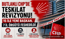 Butlanlı CHP'de Teşkilat Revizyonu: 15 İle Yeni Başkan, 7 İl Örgütü Feshedildi