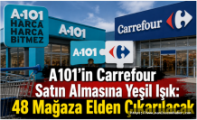 A101'in Carrefour Satın Almasına Yeşil Işık: 48 Mağaza Elden Çıkarılacak