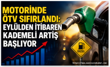 Motorinde ÖTV Sıfırlandı: Eylülden İtibaren Kademeli Artış Başlıyor