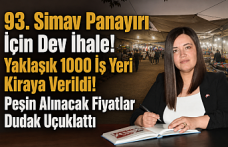 93. Simav Panayırı İçin Dev İhale! Yaklaşık 1000 İş Yeri Kiraya Verildi! Peşin Alınacak Fiyatlar Dudak Uçuklattı