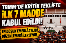 TBMM'de Kritik Teklifte İlk 7 Madde Kabul Edildi: En Düşük Emekli Aylığı Düzenlemesi İlerliyor