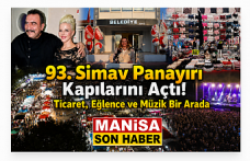 93. Simav Panayırı Kapılarını Açtı! Ticaret, Eğlence ve Müzik Bir Arada