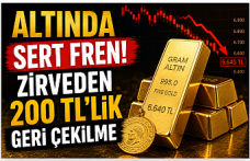 Altında Sert Fren! Zirveden 200 TL'lik Geri Çekilme