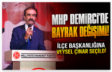 MHP Demirci’de Bayrak Değişimi: İlçe Başkanlığına Veysel Çınar Seçildi