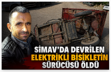 Simav’da Devrilen Elektrikli Bisikletin Sürücüsü Hayatını Kaybetti