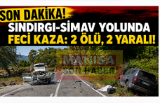 SON DAKİKA | Sındırgı-Simav yolunda Küme Çınarlar'da  feci kaza: 2 ölü, 2 yaralı
