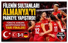 FİLENİN SULTANLARI’NDAN AVRUPA’DA MUHTEŞEM ZAFER! ALMANYA’YI DEVİRDİ, YARI FİNALE YÜKSELDİ